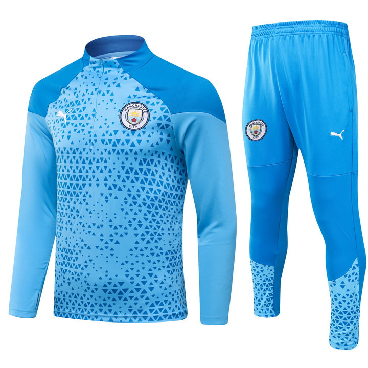 Manchester City 23/24 Half-Zip Youth TrackSuit