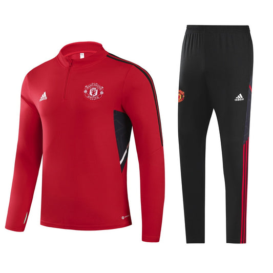 Manchester United 22/23 Half-Zip Youth TrackSuit