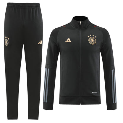 Germany 22/23 Full-Zip TrackSuit - Black