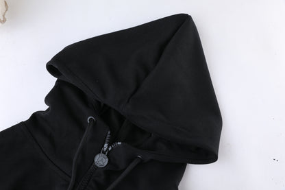 Paris Saint German 21/22 Full-Zip Hooded Tracksuit - Black