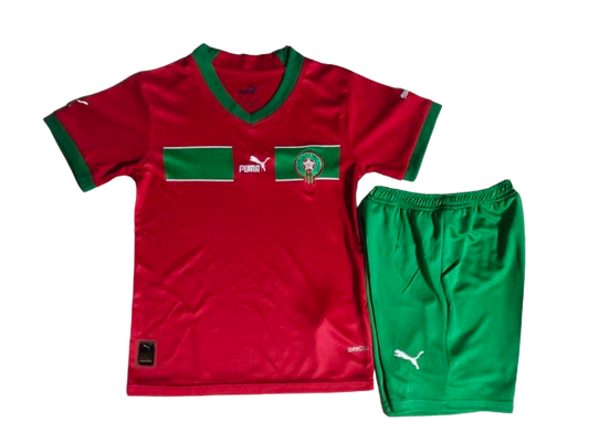 Morocco 2022 World Cup Youth Home Full Kit