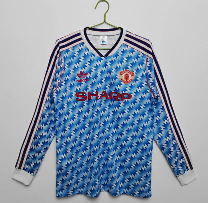 Manchester United Long Sleeves 90/92 Away Jersey