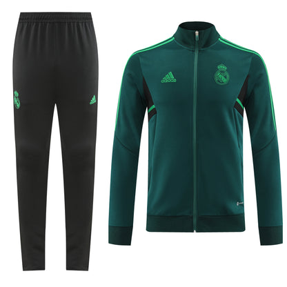 Real Madrid 22/23 Full-Zip TrackSuit - Green