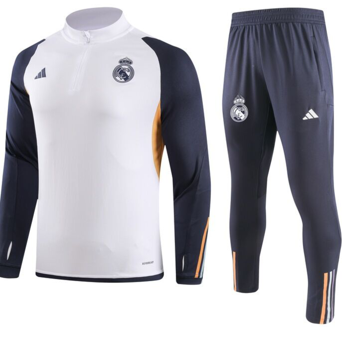 Real Madrid 23/24 Half-Zip Youth TrackSuit