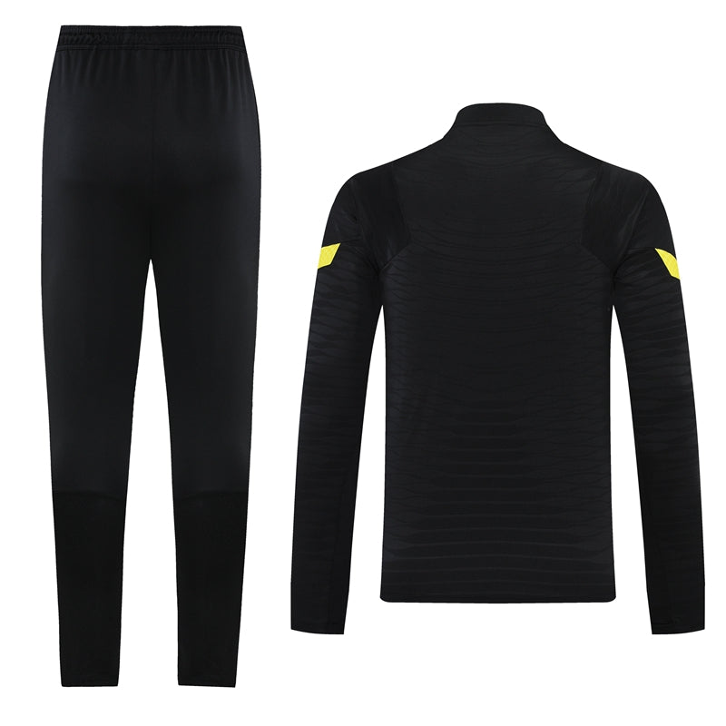 Chelsea 21/22 Half-Zip Tracksuit - Black